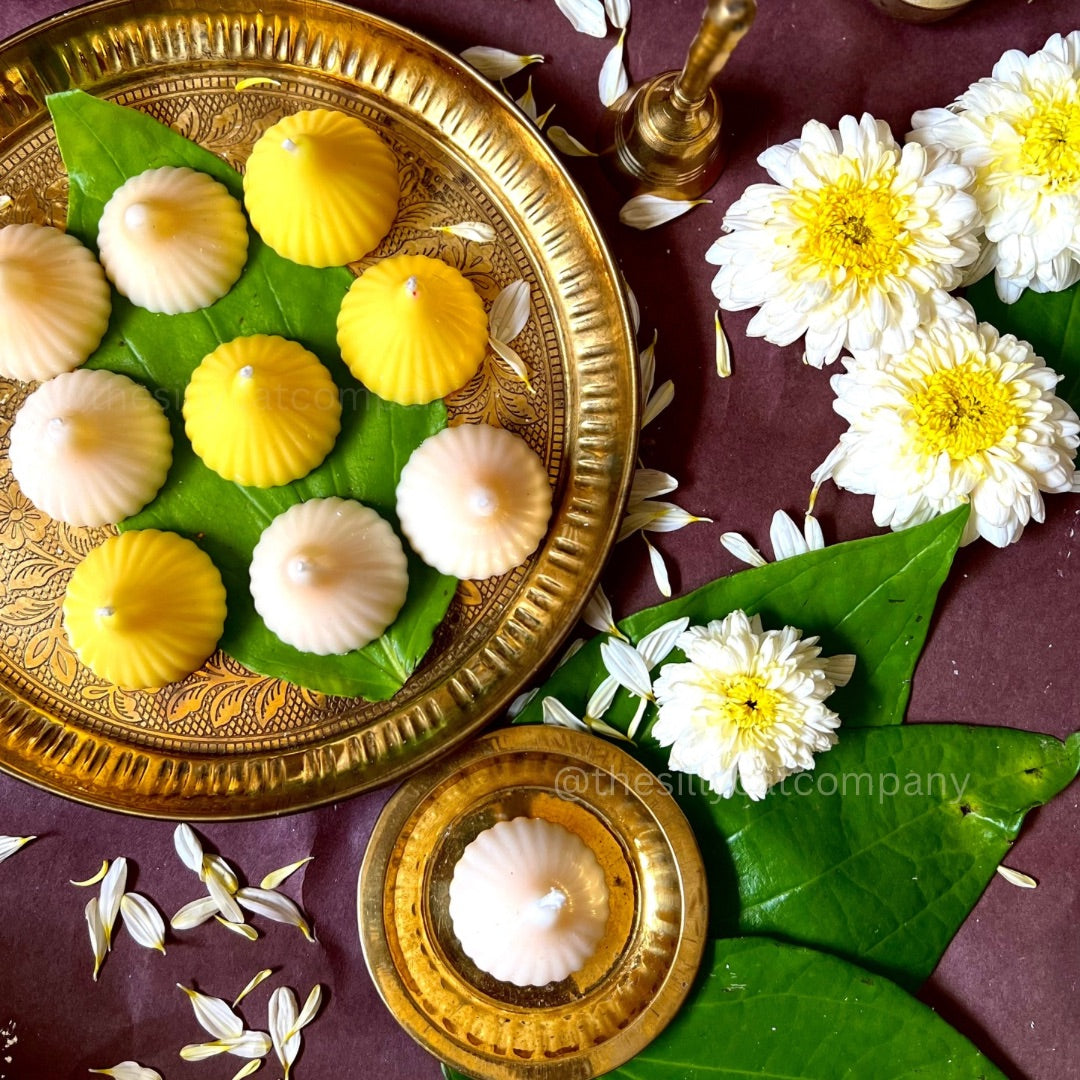 Scented Modak Candles Small (Set of 6)