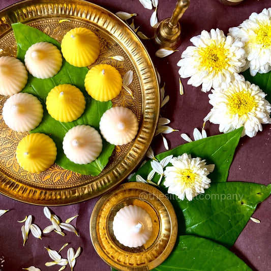 Scented Modak Candles Small (Set of 6)